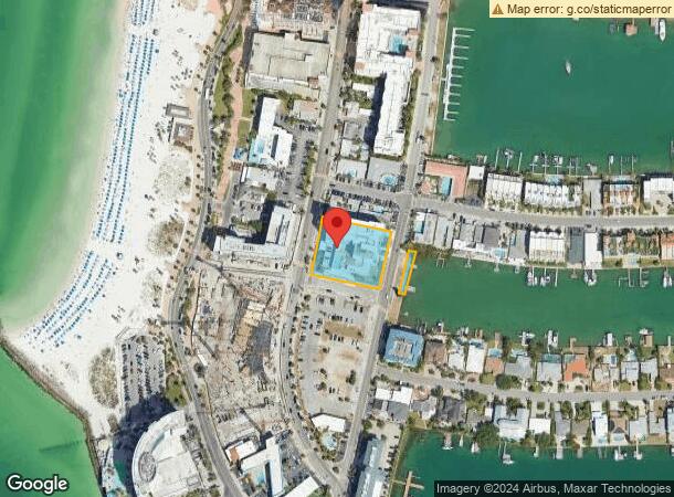  395 Coronado Dr, Clearwater Beach, FL Parcel Map