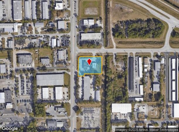605 S Wickham Rd, Melbourne, FL Parcel Map