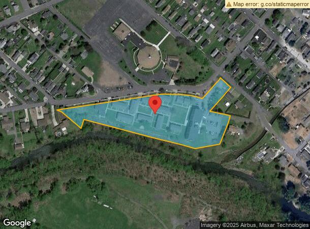  100 Railroad Ave, Peckville, PA Parcel Map