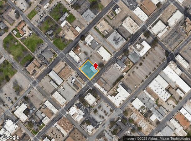 1019 Washington Ave, Waco, TX Parcel Map