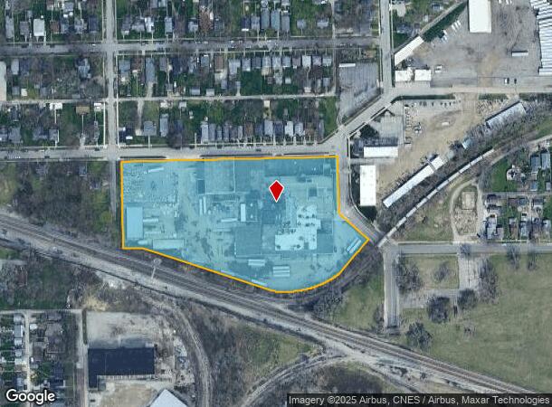 1025 Osage St, Fort Wayne, IN Parcel Map