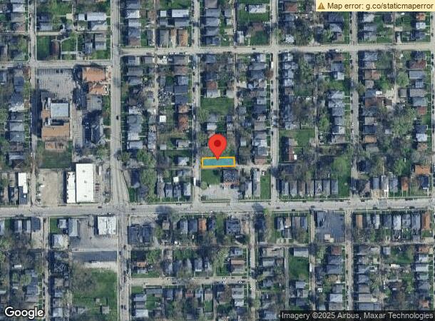  517 N Oxford St, Indianapolis, IN Parcel Map