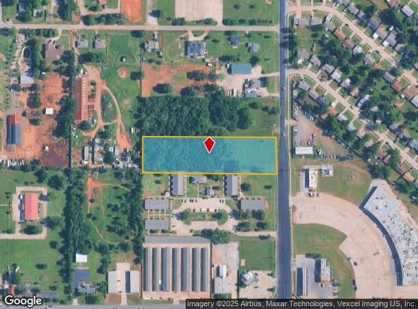  4201 S Bryant Ave, Moore, OK Parcel Map