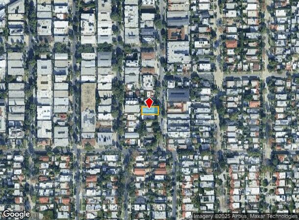  525 N Sweetzer Ave, West Hollywood, CA Parcel Map