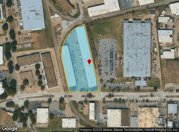 827 Avenue H E, Arlington, TX Parcel Map