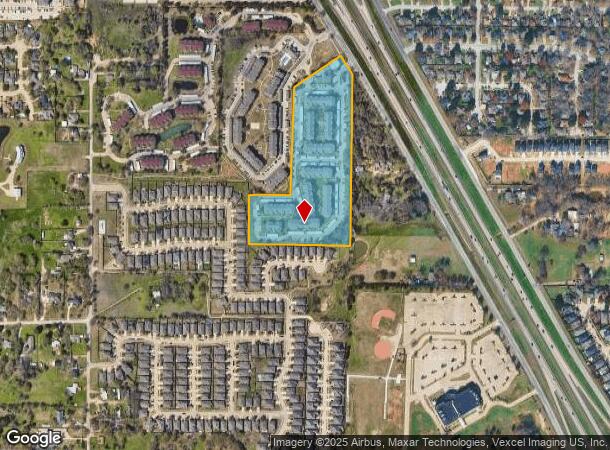 6550 Us 287 Hwy, Arlington, TX Parcel Map