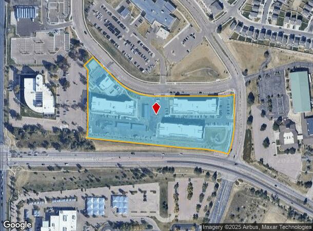  1340 Inverness Dr, Colorado Springs, CO Parcel Map