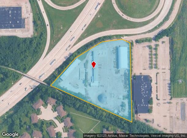  1350 W Maple St, New Lenox, IL Parcel Map