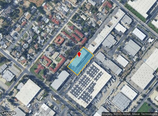  14245 Lomitas Ave, La Puente, CA Parcel Map