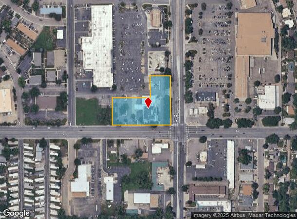 1705 Main St, Longmont, CO Parcel Map