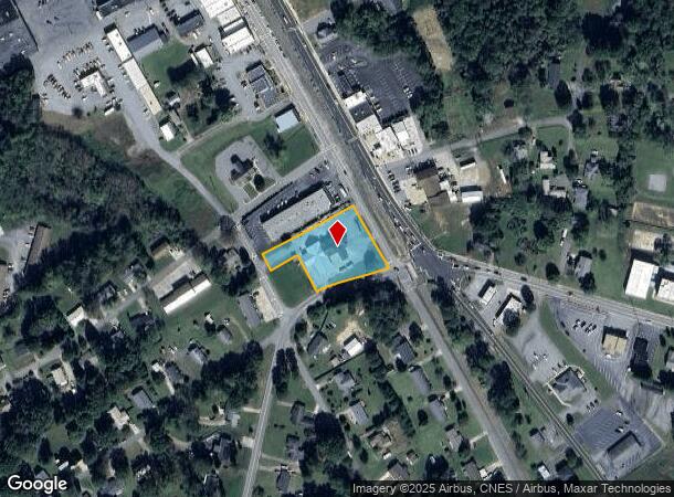  596 Central St, Hudson, NC Parcel Map