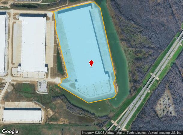  3400 Catherine Ct E, Justin, TX Parcel Map