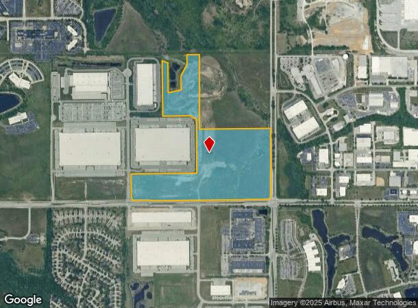 17200 College Blvd, Lenexa, KS Parcel Map