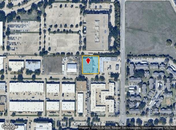  4651 Sunbelt Dr, Addison, TX Parcel Map