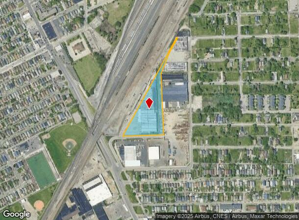  3901 Christopher St, Detroit, MI Parcel Map