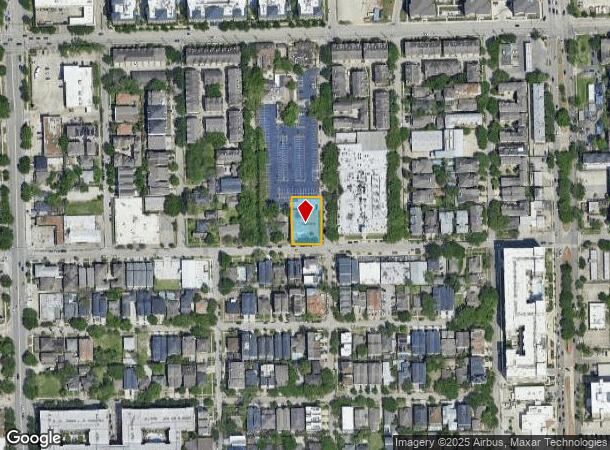  1216 W Clay St, Houston, TX Parcel Map