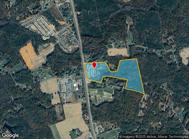  17155 Richmond Tpke, Milford, VA Parcel Map