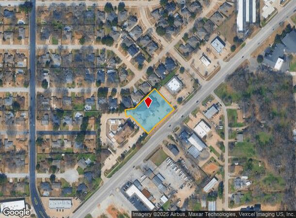 104 Grapevine Hwy, Hurst, TX Parcel Map
