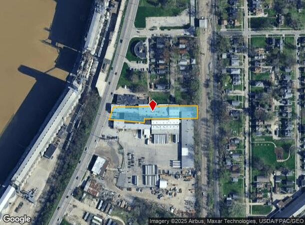  1341 Miami St, Toledo, OH Parcel Map