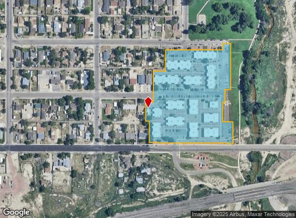 2008 W 12Th St, Pueblo, CO Parcel Map