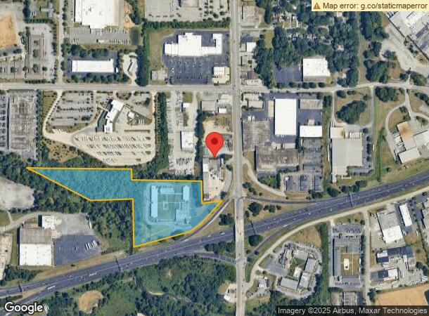  2838 S Elm Eugene St, Greensboro, NC Parcel Map