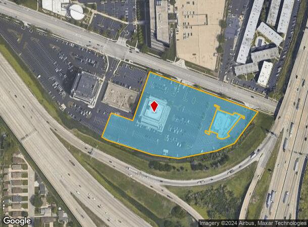  9701 W Higgins Rd, Rosemont, IL Parcel Map