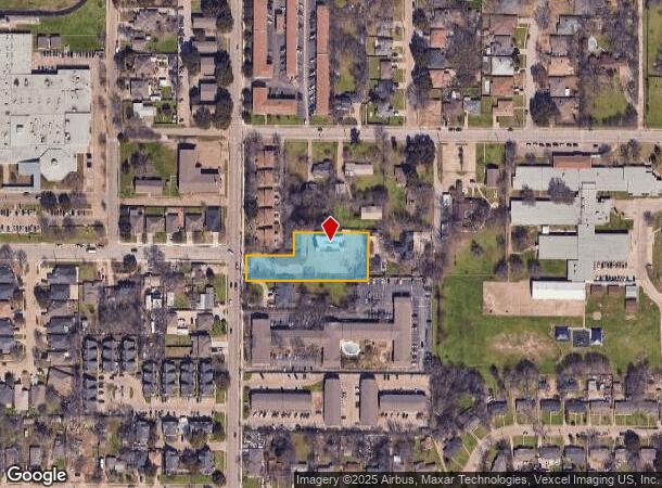  834 N Nursery Rd, Irving, TX Parcel Map