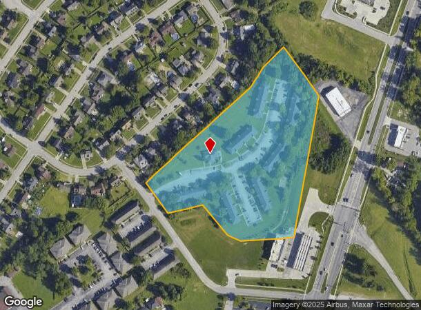  3401 Prestwick Square Dr, Jeffersonville, IN Parcel Map