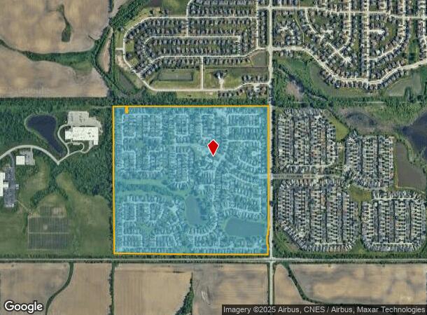  21700 W Timber Ridge Rd, Matteson, IL Parcel Map