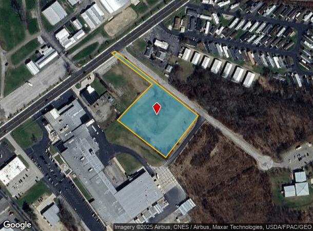  2007 Claremont Ave, Ashland, OH Parcel Map