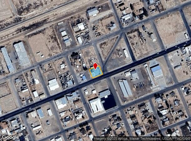  1303 W 3Rd St, Pecos, TX Parcel Map