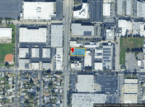 2220 N Hollywood Way, Burbank, CA Parcel Map