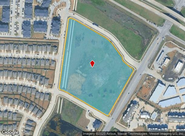 1250 Randall St, Denton, TX Parcel Map