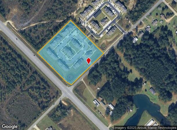 117 Daisy Adams Rd E, Cochran, GA Parcel Map
