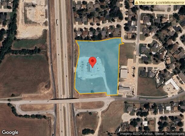  1200 S Stemmons St, Sanger, TX Parcel Map