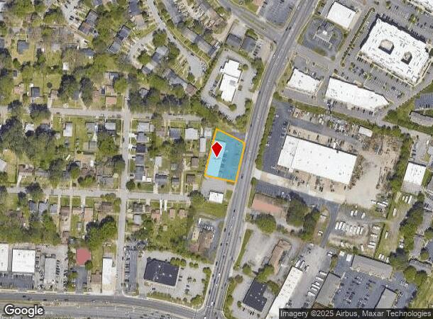  1105 Newtown Rd, Norfolk, VA Parcel Map