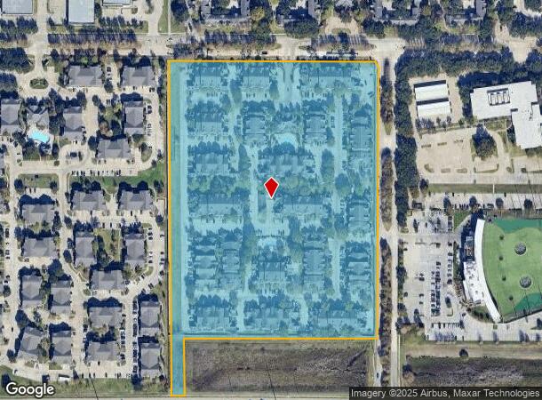  15211 Park Row Dr, Houston, TX Parcel Map