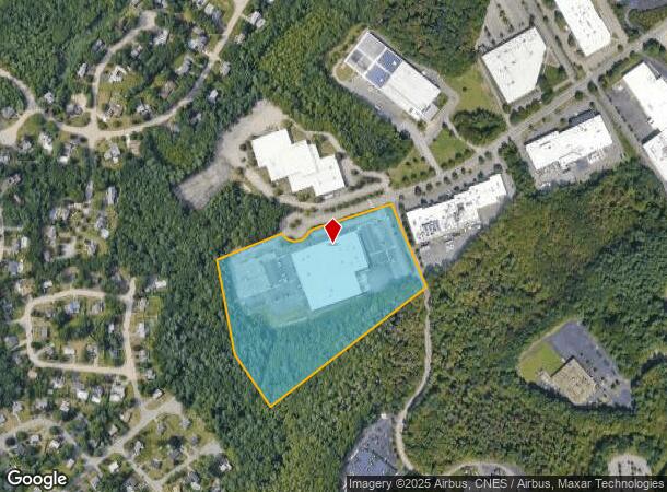 300 Dan Rd, Canton, MA Parcel Map