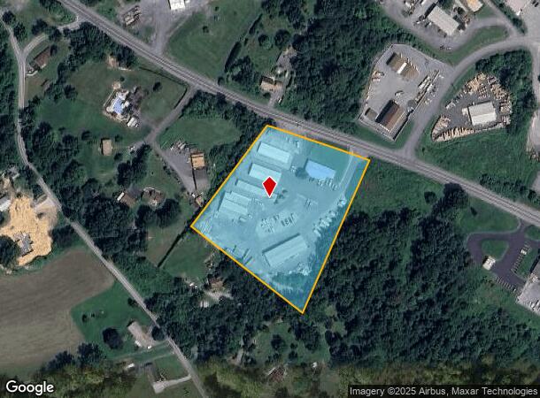  536 Blandon Rd, Fleetwood, PA Parcel Map