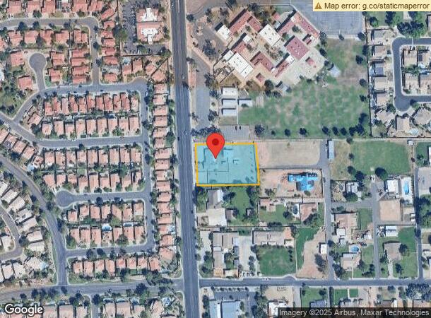  1355 N Greenfield Rd, Gilbert, AZ Parcel Map