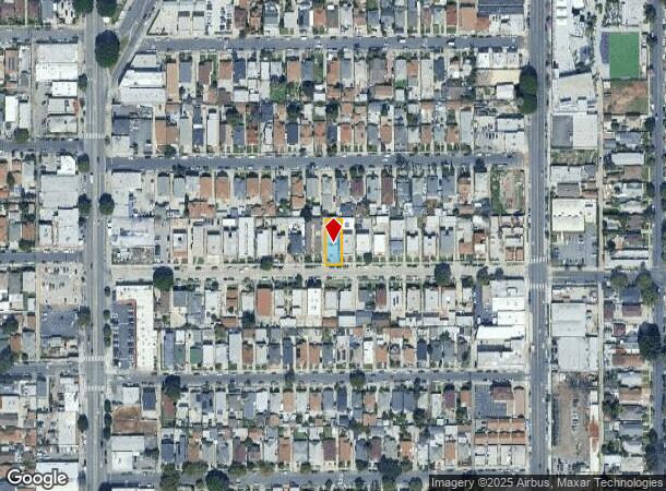  187 W 41St Pl, Los Angeles, CA Parcel Map