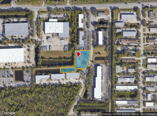  750 North Dr, Melbourne, FL Parcel Map