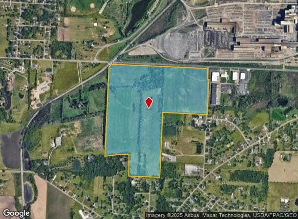  Faircrest St Sw, Canton, OH Parcel Map