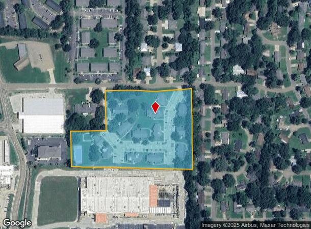 416 Woodstone Rd, Clinton, MS Parcel Map