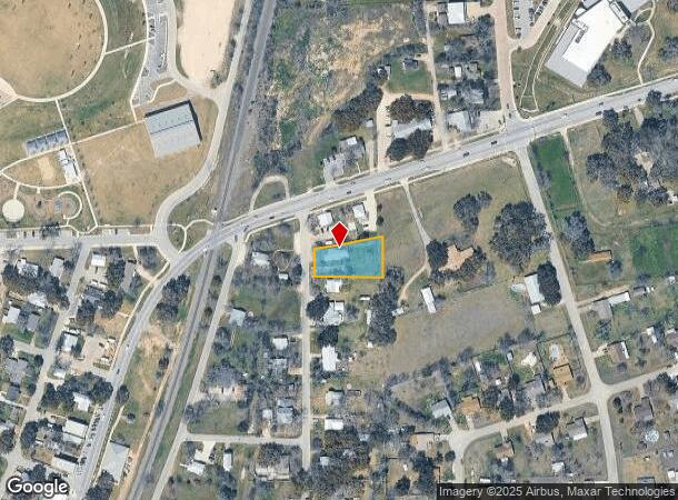  317 N Cedar St, Buda, TX Parcel Map