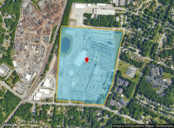  2500 Fairfax Rd, Greensboro, NC Parcel Map