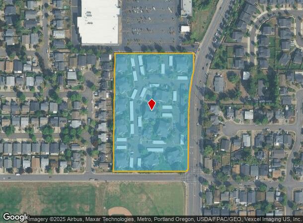  711 Se Oak Glen Way, Hillsboro, OR Parcel Map