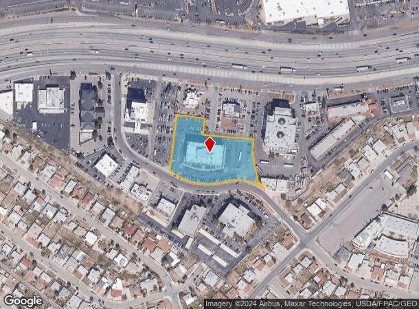  6070 Gateway Blvd E, El Paso, TX Parcel Map