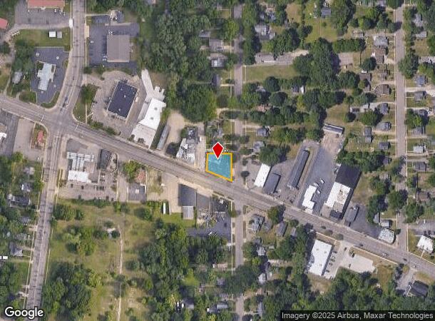  1382 Michigan Ave W, Battle Creek, MI Parcel Map