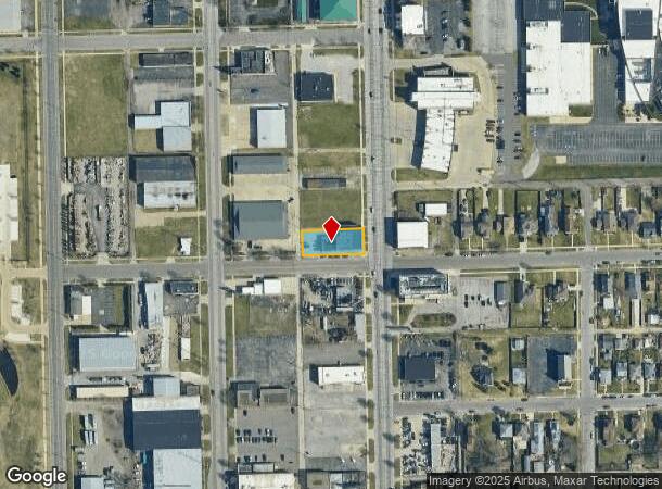  1327 S Michigan St, South Bend, IN Parcel Map